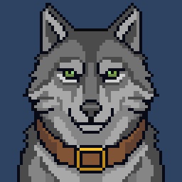 Grimm the wolf companion